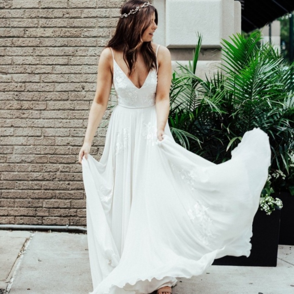 BHLDN Dreams of You Embroidered Wedding Dress